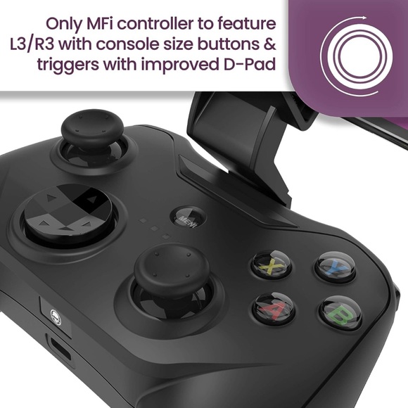 🆕 Rotor Riot MFI Certified Gamepad Controller for iPhone - Picture 4 of 6
